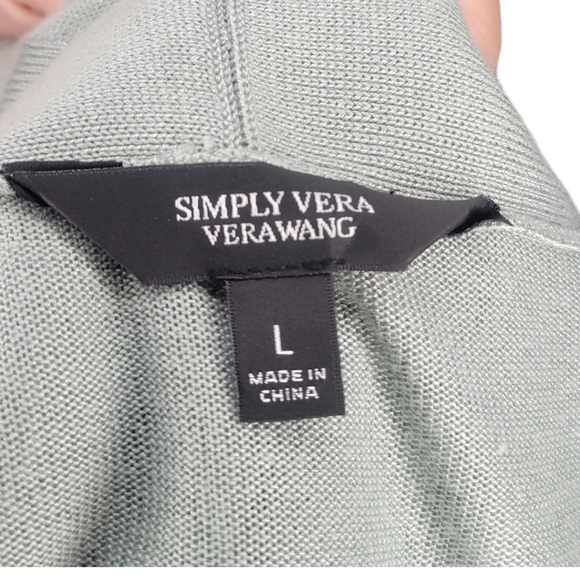❄️SIMPLY VERA - Large Mint Cardigan - Picture 3 of 4